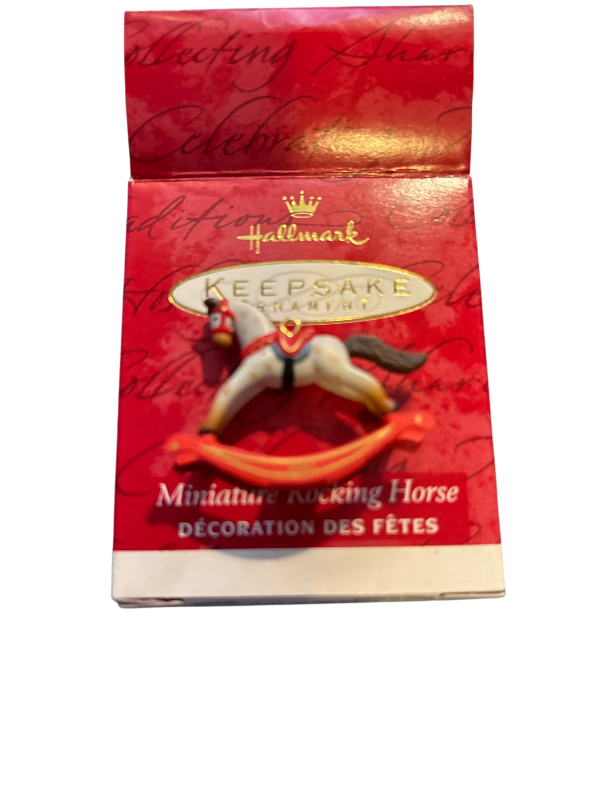 Hallmark Mini Rocking Horse 2001 Keepsake Ornament
