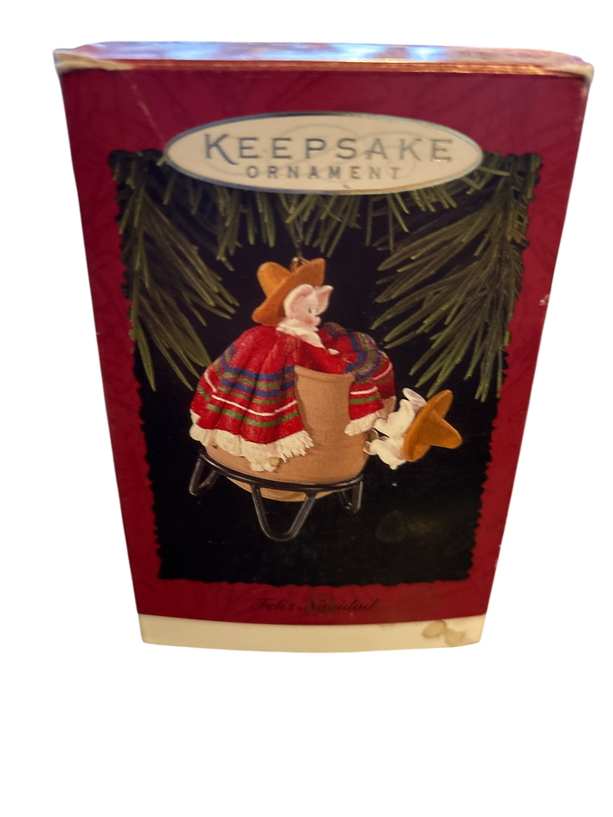 Hallmark Feliz Navidad 1996 Keepsake Ornament