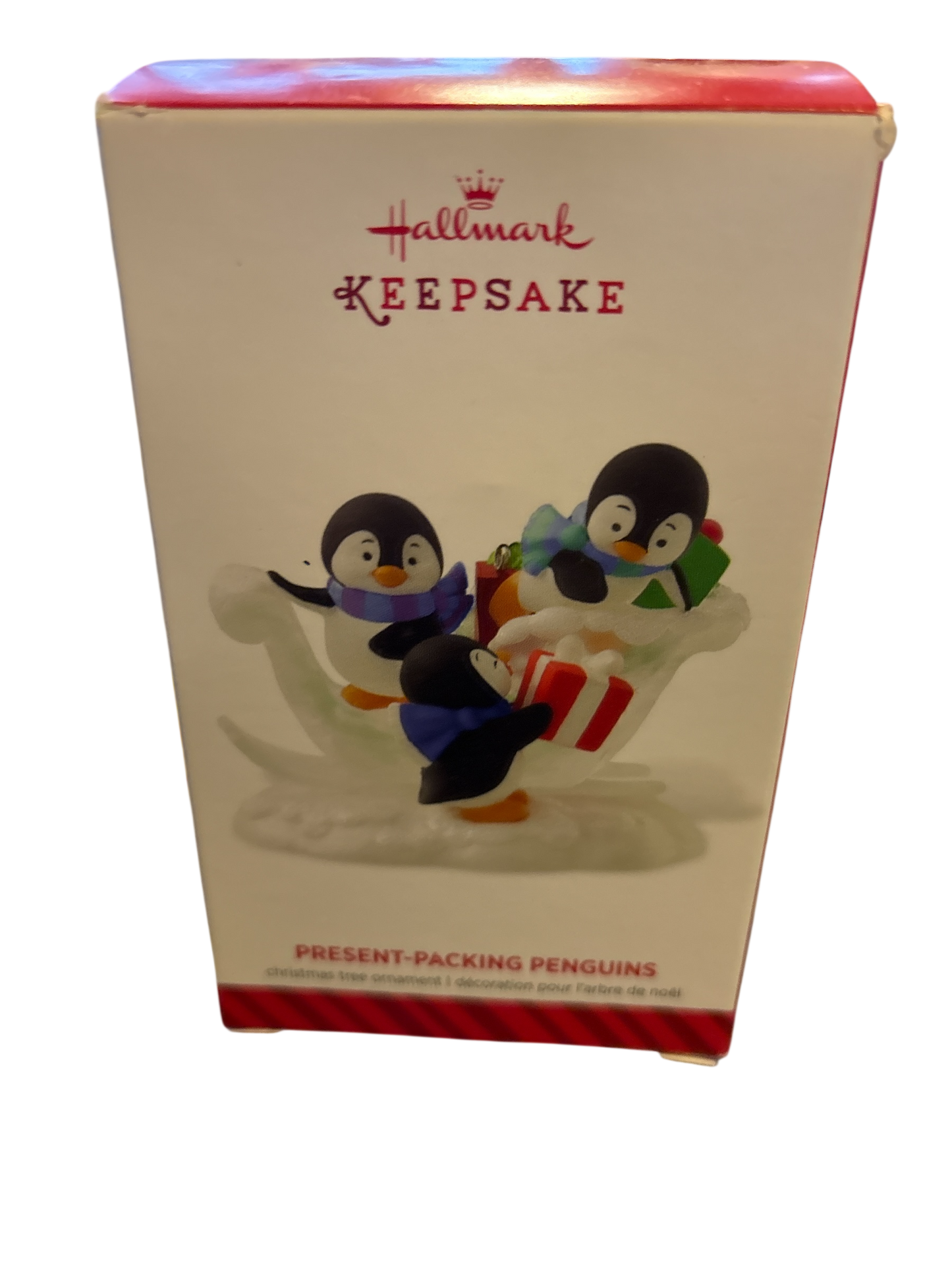 Hallmark Present-Packing Penguins 2014 Keepsake Ornament
