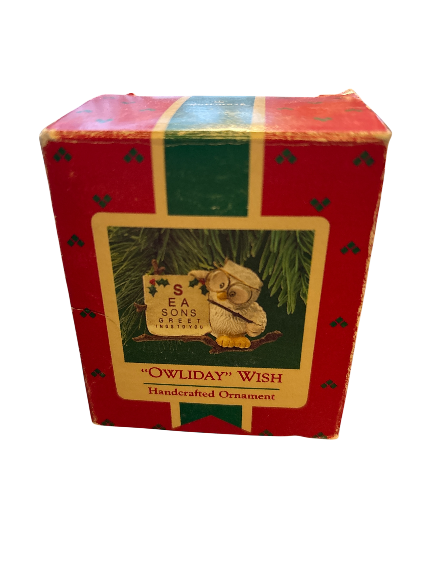 Hallmark Owliday Wish 1987 Keepsake Ornament