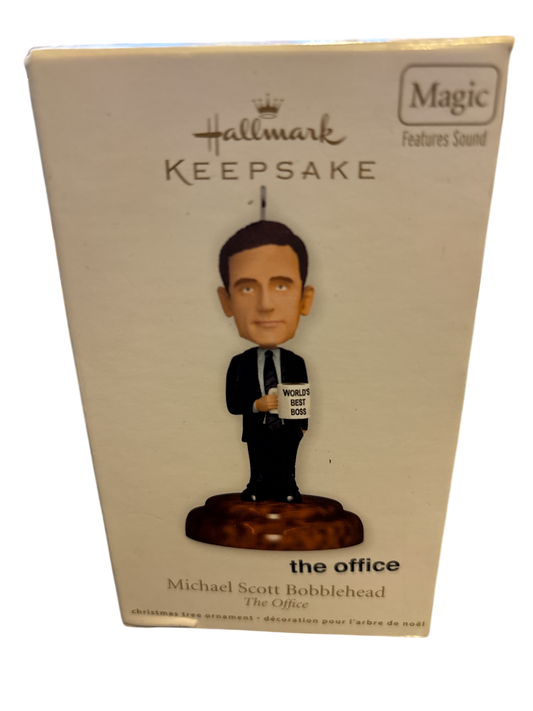 Hallmark Michael Scott from The Office Bobblehead 2011 Keepsake Ornament