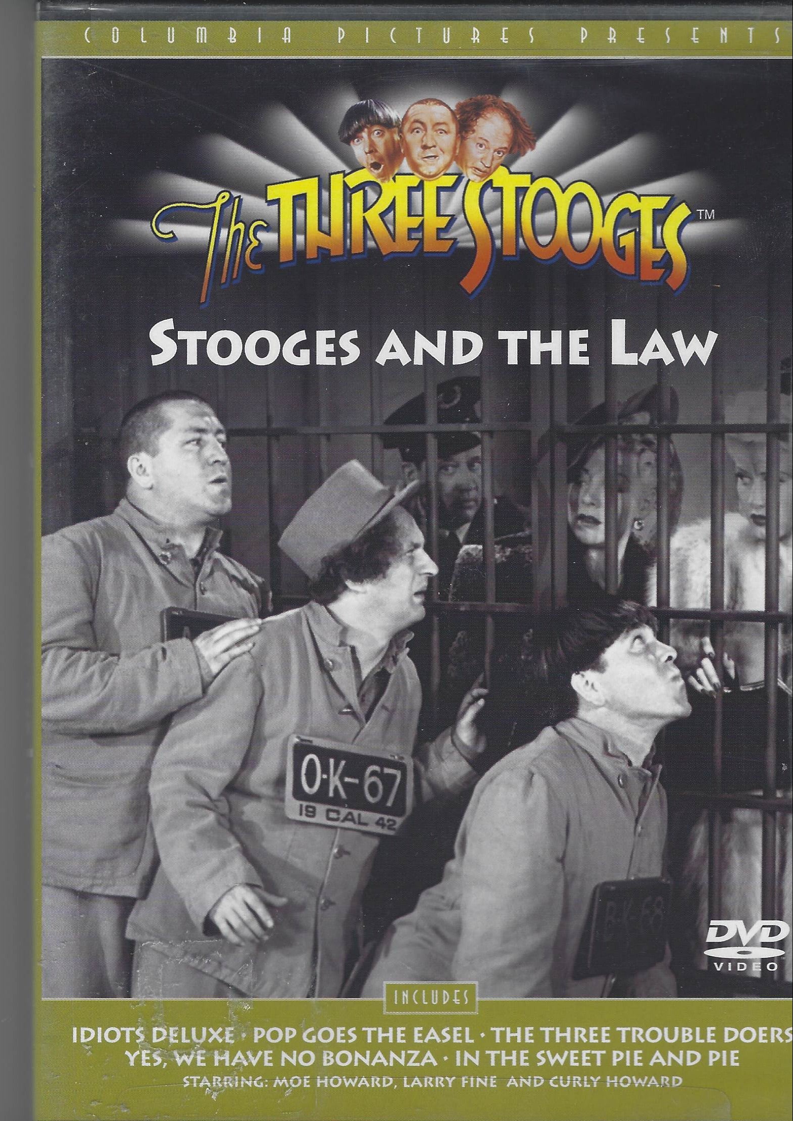 The Three Stooges - Stooges and the Law DVD 5 Short Films