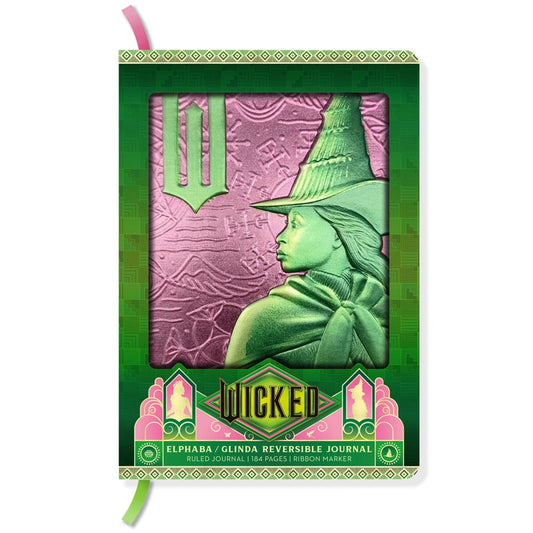 Wicked Elphaba/Glinda Reversible Sculpted Journal