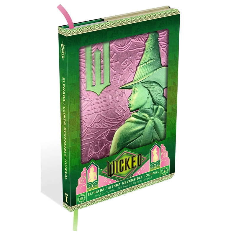 Wicked Elphaba/Glinda Reversible Sculpted Journal