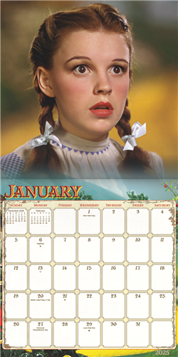 Wizard of Oz 2025 Wall Calendar