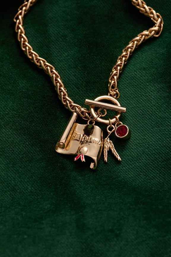 Wizard of Oz Scarecrow Toggle Bracelet