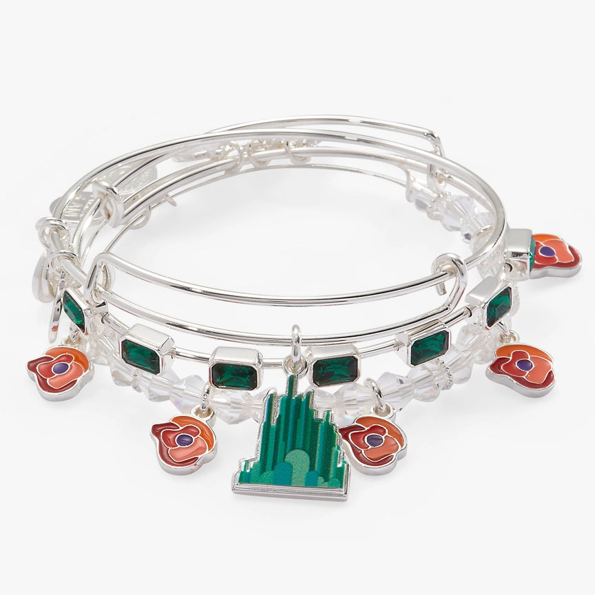 Wizard of Oz Emerald City set of 3 Bangles