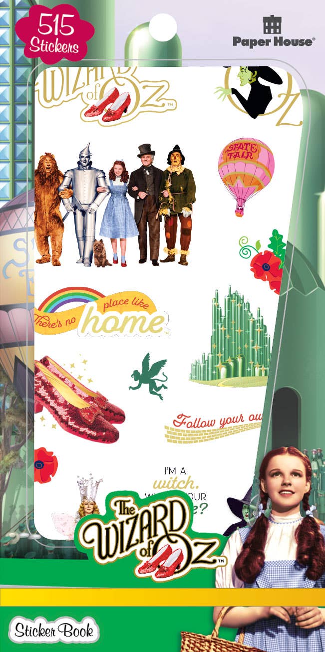 Wizard of Oz Sticker Book-515 Stickers