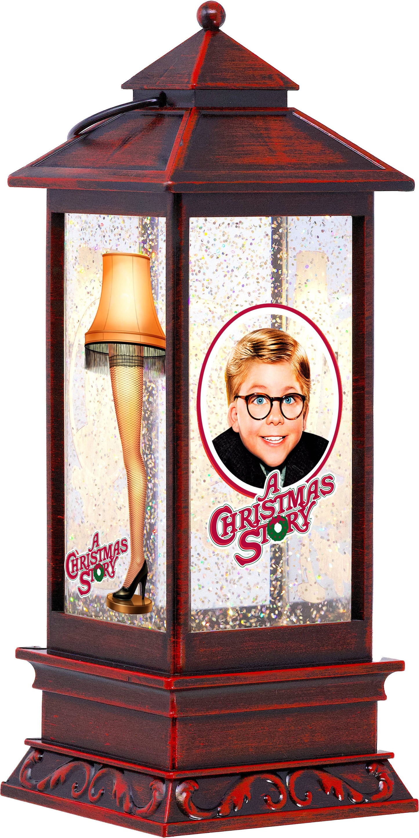 Leg Lamp Glitter Lantern