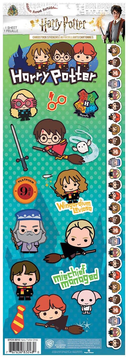 Harry Potter Chibi Cardstock Sticker