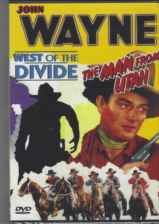 West of the Divide and The Man from Utah DVD John Wayne